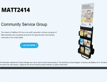 Tablet Screenshot of matt2414.com